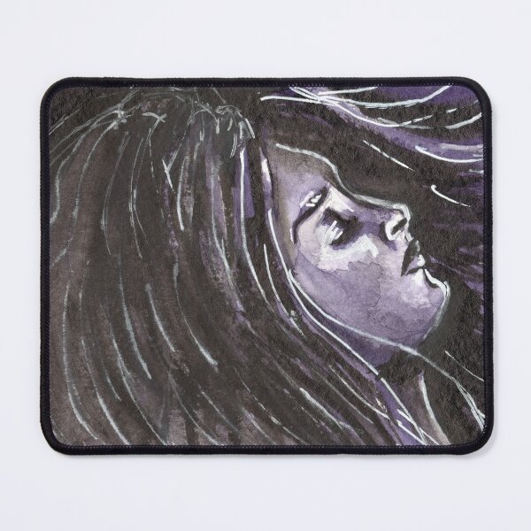 Item preview, Sleeping Woman Ink Drawing designed and sold by KLoganArt.