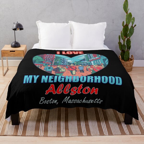 Item preview, I Love My Neighborhood Allston Boston - Community Pride designed and sold by artfulnotebook.