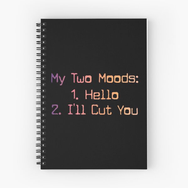 Item preview, My Two Moods 1 Hello 2 I'll Cut You designed and sold by franktact.