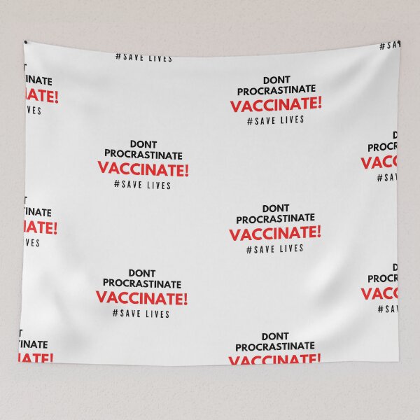 Item preview, Dont procrastinate vaccinate! #save lives designed and sold by jcad216.