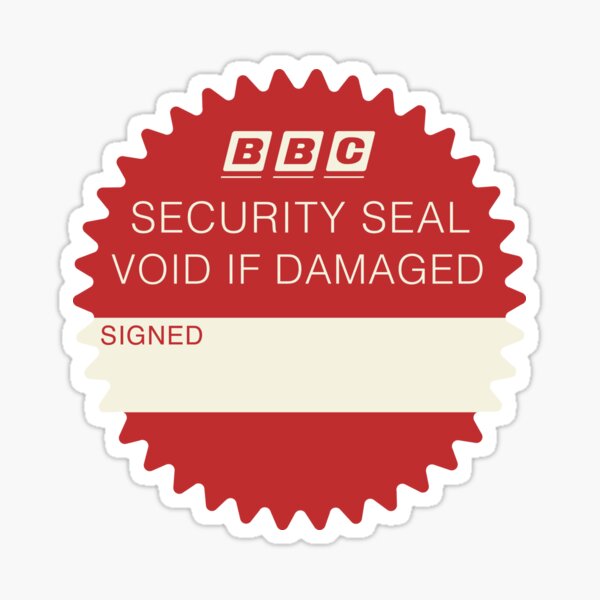 "Security Seal" Sticker by ChrisOrton Redbubble