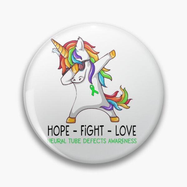 Item preview, Hope Fight Love Neural Tube Defects Awareness designed and sold by Brad-FI.