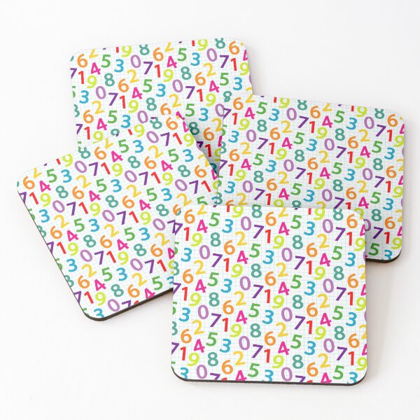 Item preview,   Back to School Pattern : Colorful Numbers Pattern  designed and sold by remonss.