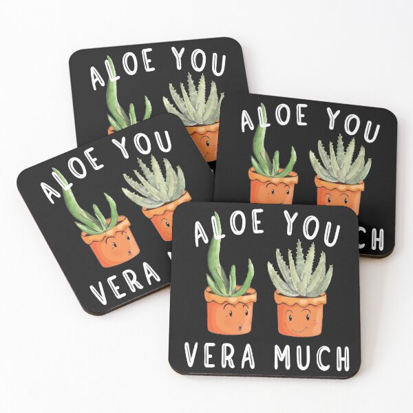 Item preview, Aloe You Vera Much - Aloe Vera designed and sold by YueHeng Creates ⭐⭐⭐⭐⭐.