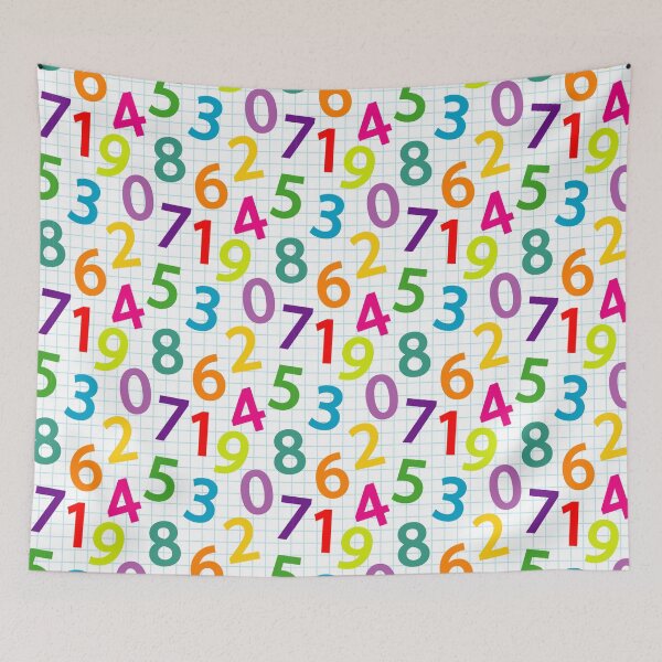 Item preview,   Back to School Pattern : Colorful Numbers Pattern  designed and sold by remonss.