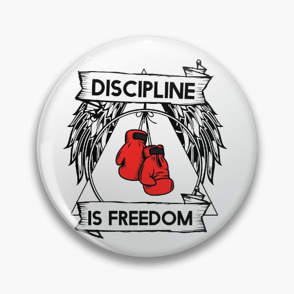 Item preview, La disciplina es libertad Motivación Boxeo MMA Culturismo Diseño inspirador designed and sold by Princeps-.
