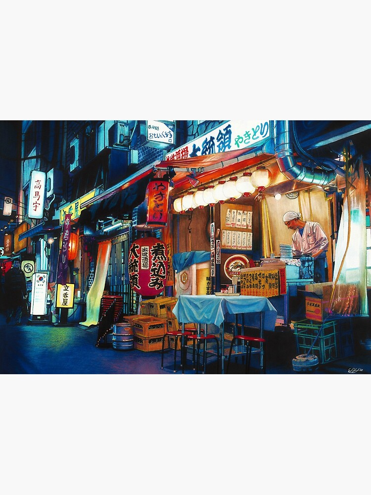 Thumbnail 3 of 3, Jigsaw Puzzle, Japanese street food at night designed and sold by Erin Nicholls.