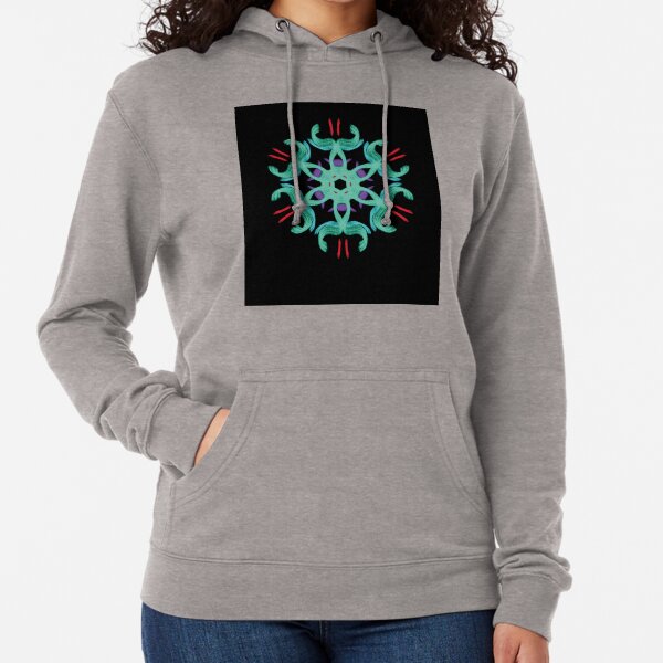 mandala 5 - the rose life Lightweight Hoodie