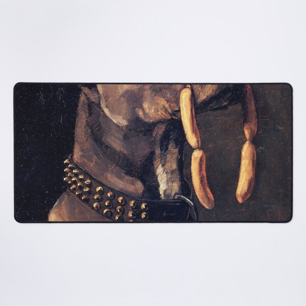 Item preview, Dog With Sausage By Wilhelm Trubner designed and sold by JDesigningMO.
