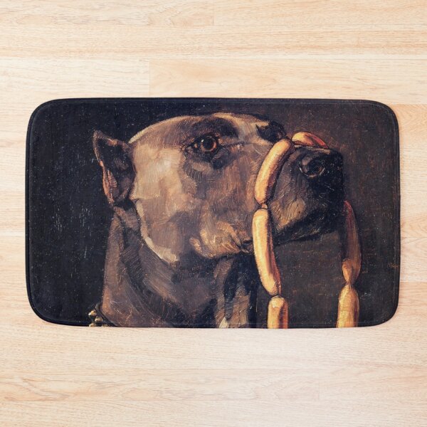 Item preview, Dog With Sausage By Wilhelm Trubner designed and sold by JDesigningMO.