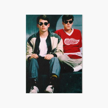 Ferris Bueller's Day Off and Cameron Poster and Tapestry Art Board Print
