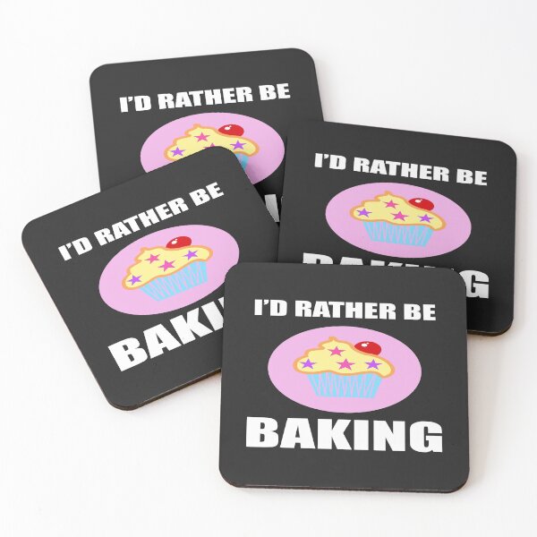 Item preview, I'd Rather Be Baking Funny Cooks Bakers designed and sold by mydesigns15.