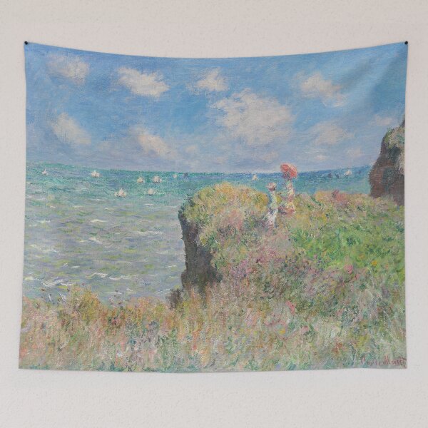 Item preview, Cliff Walk at Pourville (1882) by Claude Monet designed and sold by Ben2128.