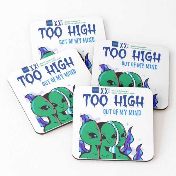 Item preview, Too High Alien designed and sold by HigherMartians.