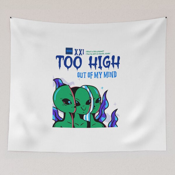 Item preview, Too High Alien designed and sold by HigherMartians.