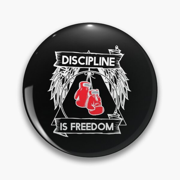 Item preview, La disciplina es libertad Motivación Boxeo MMA Culturismo Diseño inspirador designed and sold by Princeps-.