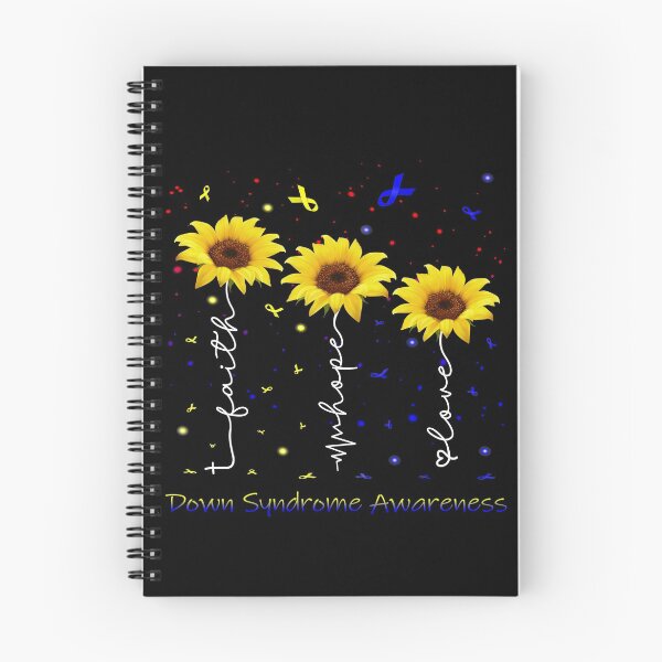 Item preview, Sunflower Faith Hope Love Down Syndrome Awareness designed and sold by largellie.
