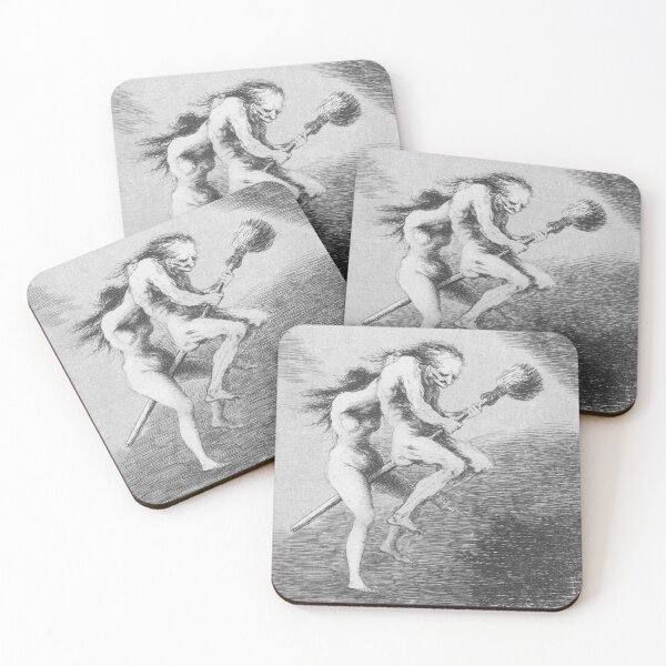 Item preview, Witches On A Broomstick By Francisco Goya designed and sold by JDesigningMO.