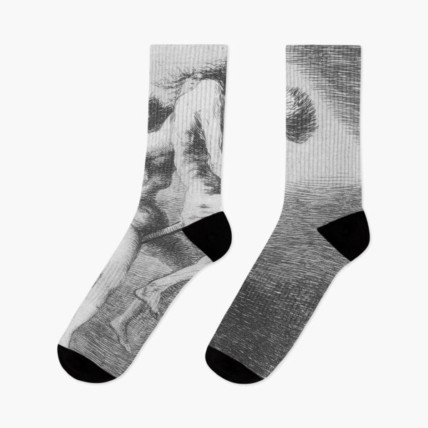Item preview, Witches On A Broomstick By Francisco Goya designed and sold by JDesigningMO.
