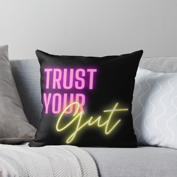 Item preview, Trust your gut always- inspirational quote neon font design designed and sold by theslowdown.