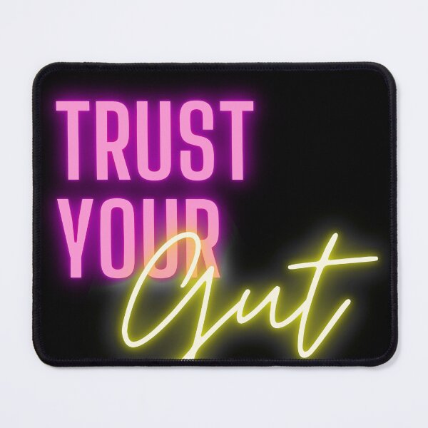 Item preview, Trust your gut always- inspirational quote neon font design designed and sold by theslowdown.