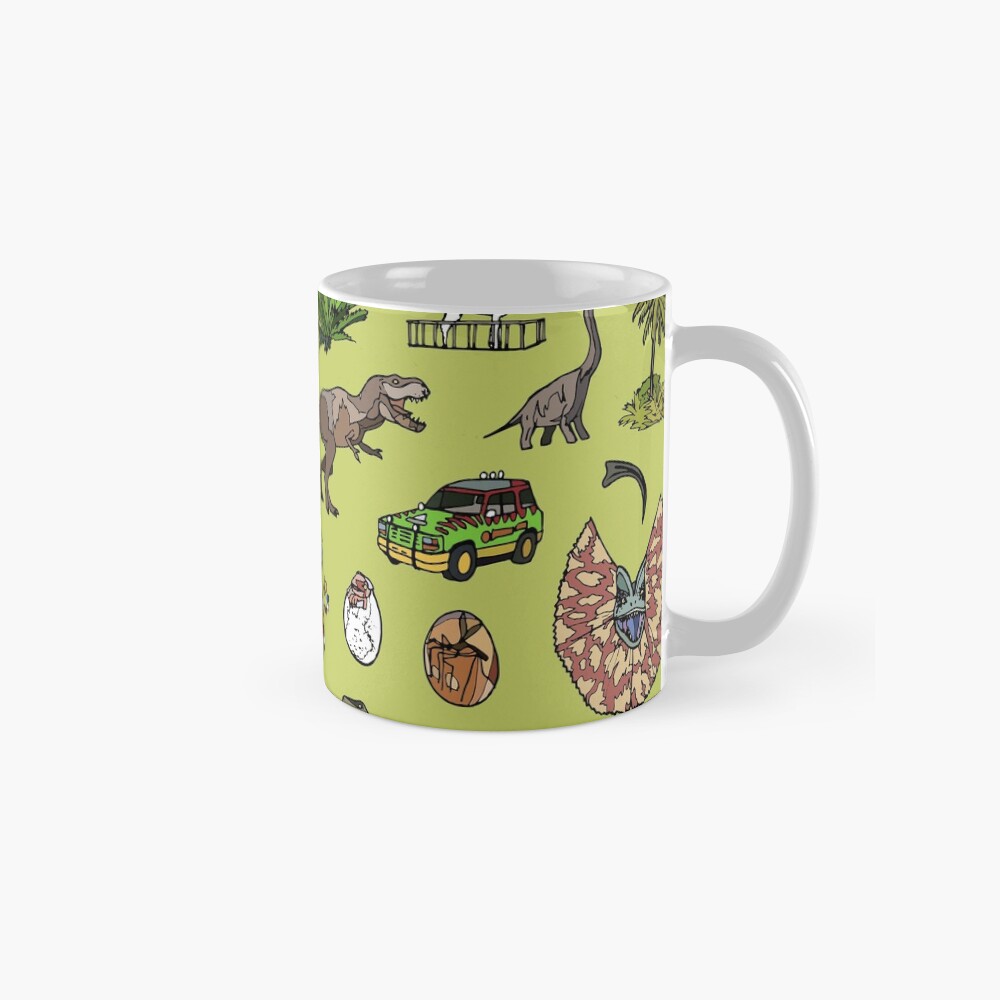 Jurassic pattern lighter Sticker