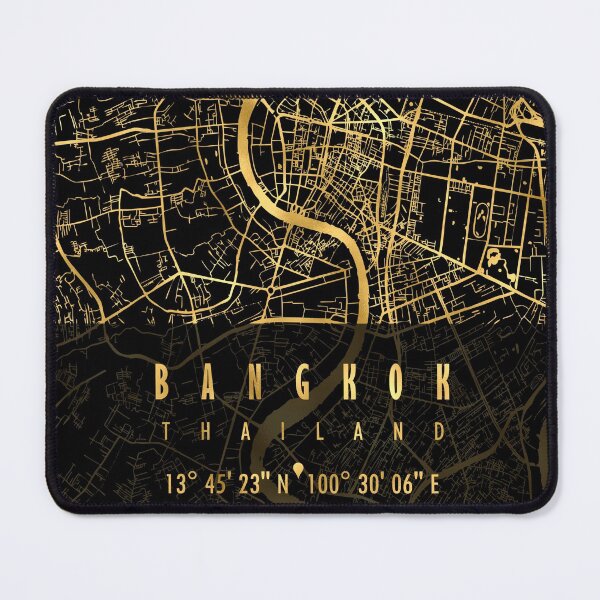 Item preview, Bangkok Map Thailand designed and sold by hatimelhag.