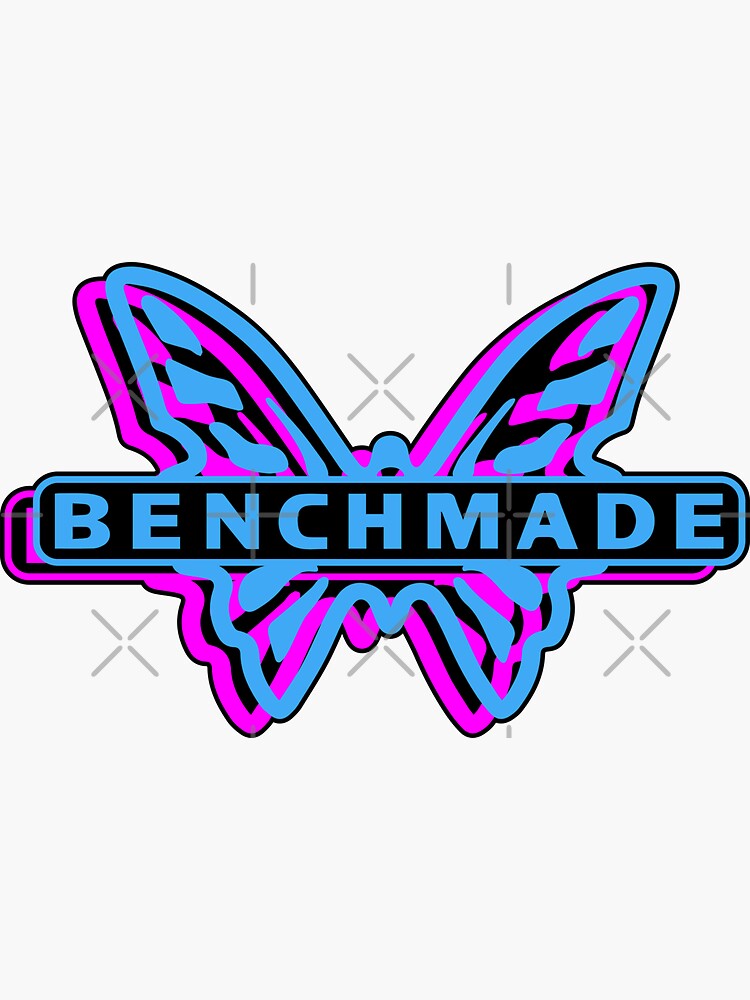 Thumbnail 3 of 3, Sticker, Benchmade Knife Knives 3D Retro Butterfly Operator designed and sold by Dontshoot100.