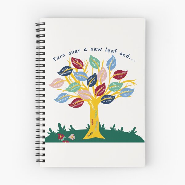 Item preview, Turn Over a New Leaf designed and sold by Grace Huntley.
