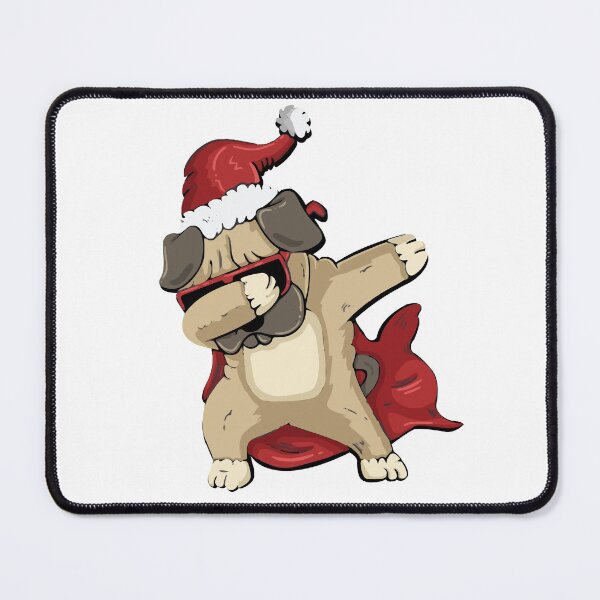Item preview, Cute Dog dab In A New Year Hat designed and sold by mouad naouiri.