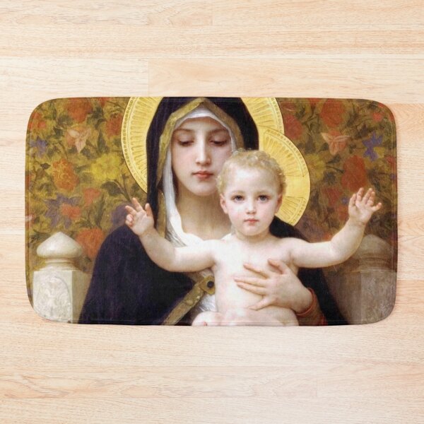Item preview, The Madonna Of The Lilies By William Adolphe Bouguereau designed and sold by JDesigningMO.