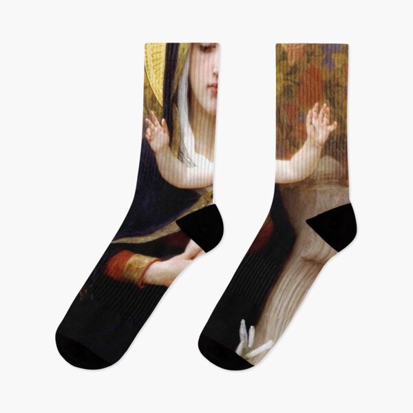 Item preview, The Madonna Of The Lilies By William Adolphe Bouguereau designed and sold by JDesigningMO.