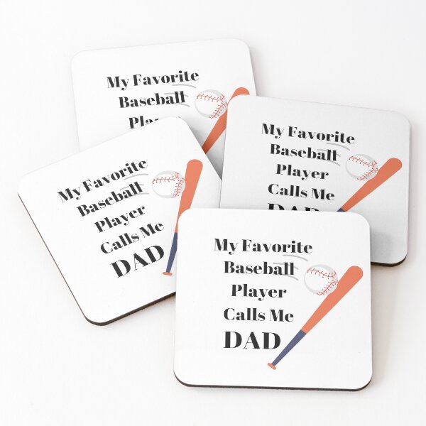 Item preview, My Favorite Baseball Player Calls Me Dad designed and sold by Lucy-Goosey-.