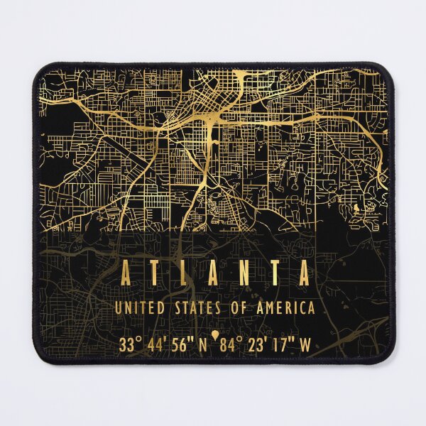 Item preview, Atlanta Map USA designed and sold by hatimelhag.