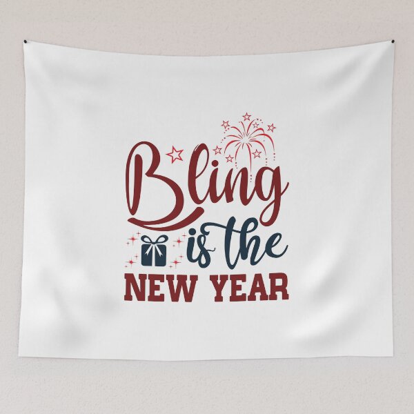 Item preview, Happy New Year 2022 - bling is the new year  designed and sold by lilzoo.