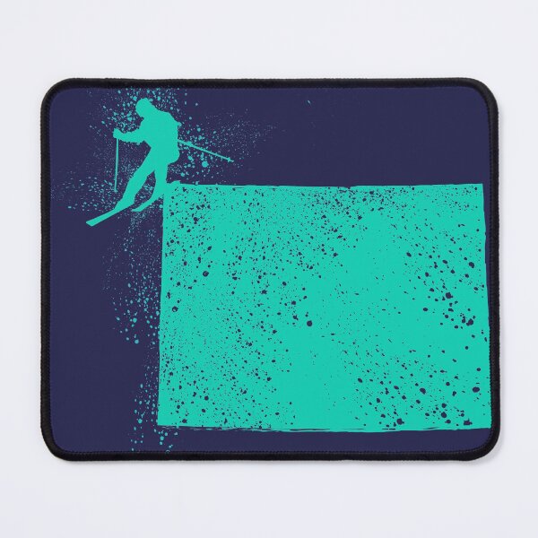 Item preview, State of Colorado Skier- Now in Teal! designed and sold by HungryDino.