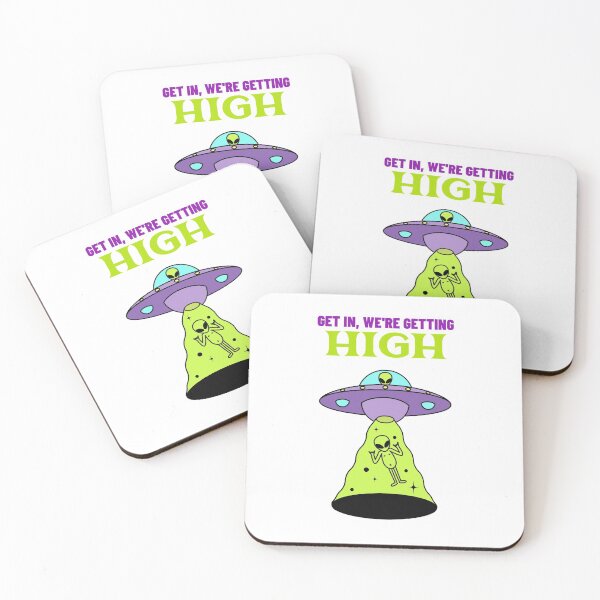 Item preview, Get In, We Get High Aliens designed and sold by HigherMartians.