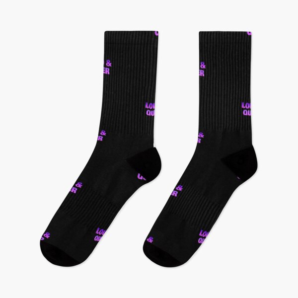 Item preview, LOUD & QUEER purple pink designed and sold by Inspirationmotivation.