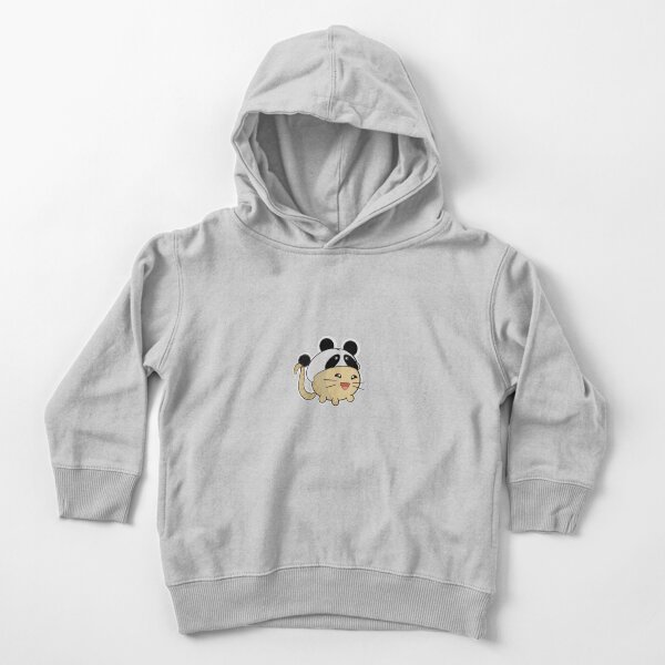 Kitty Panda Design Toddler Pullover Hoodie