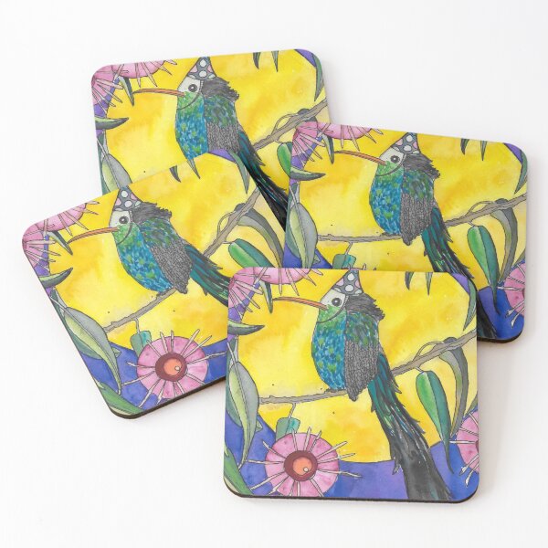 Item preview, Birthday Bird designed and sold by quirkysketchy.