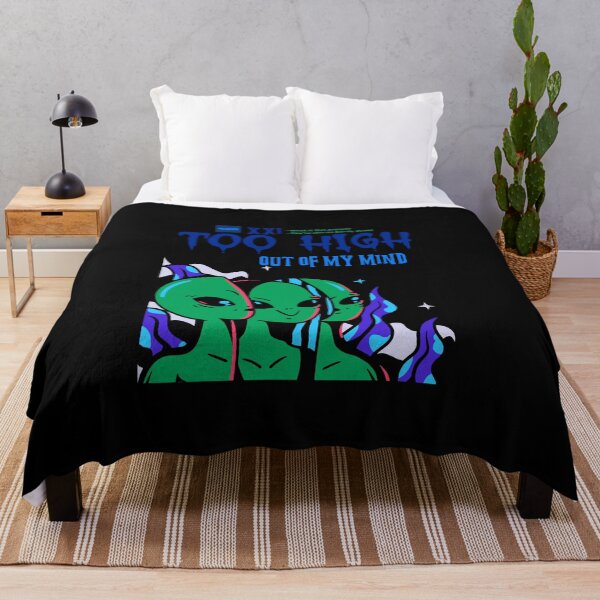 Item preview, Too High Alien (Black) designed and sold by HigherMartians.