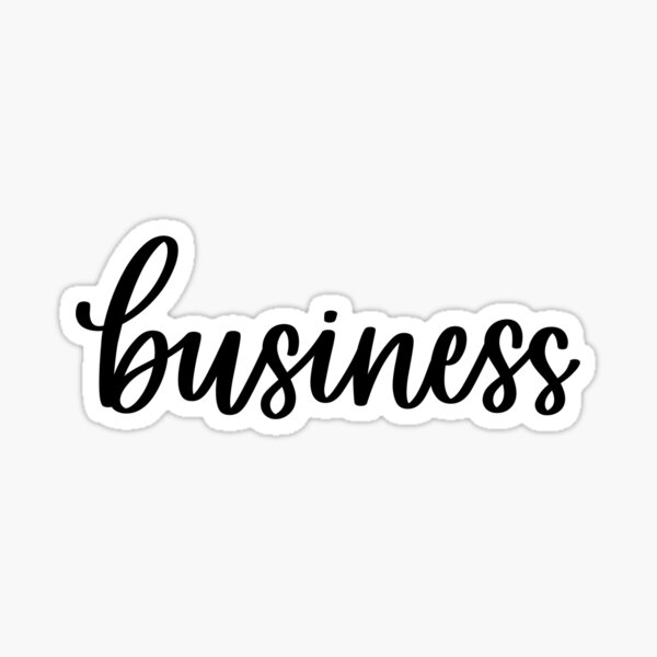 "Business Folder/Binder " Sticker for Sale by RTLettering Redbubble