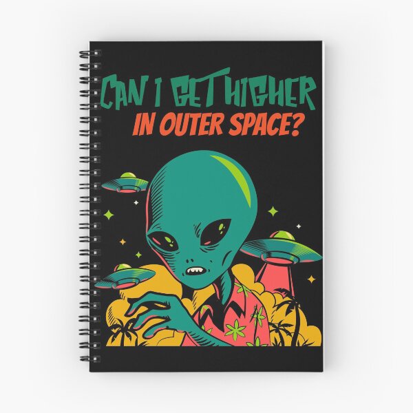 Item preview, Higher in Outer Space Alien (Black) designed and sold by HigherMartians.
