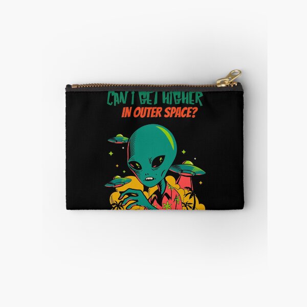 Item preview, Higher in Outer Space Alien (Black) designed and sold by HigherMartians.