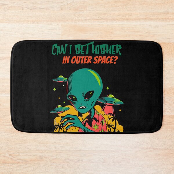 Item preview, Higher in Outer Space Alien (Black) designed and sold by HigherMartians.