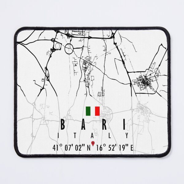 Item preview, Bari Map Italy designed and sold by hatimelhag.