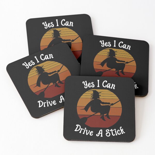 Item preview, Yes I Can Drive a Stick Halloween Design designed and sold by ShowMePride.