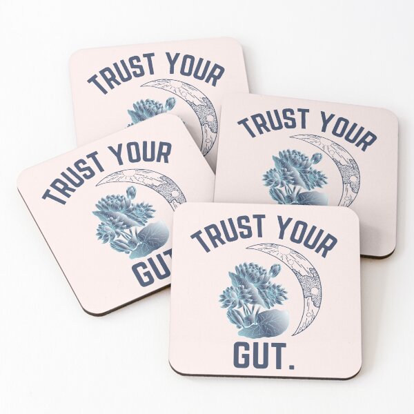 Item preview, Trust your gut always- inspirational quote tattoo moon lotus tarot font design designed and sold by theslowdown.