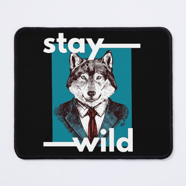Item preview, Stay Wild Buiesness Wolf  designed and sold by mouad naouiri.