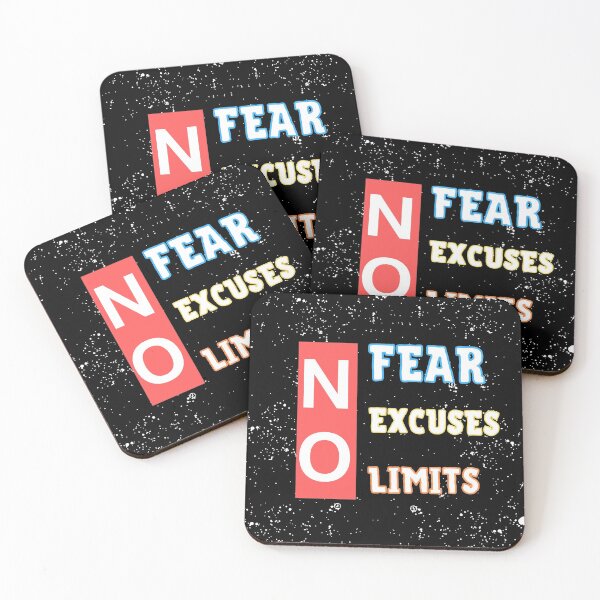 Item preview, NO fear NO limits NO Excuses designed and sold by salmamzr.